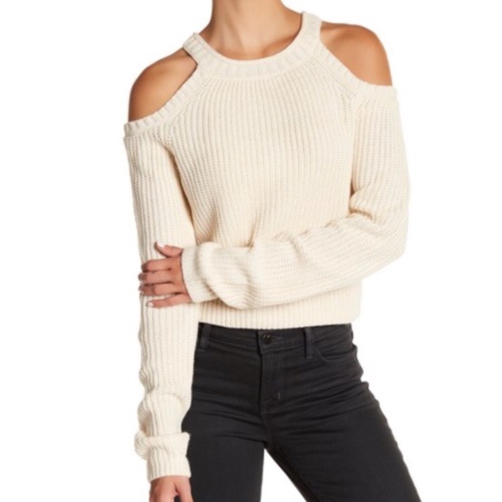 Elodie Cold Shoulder Sweater